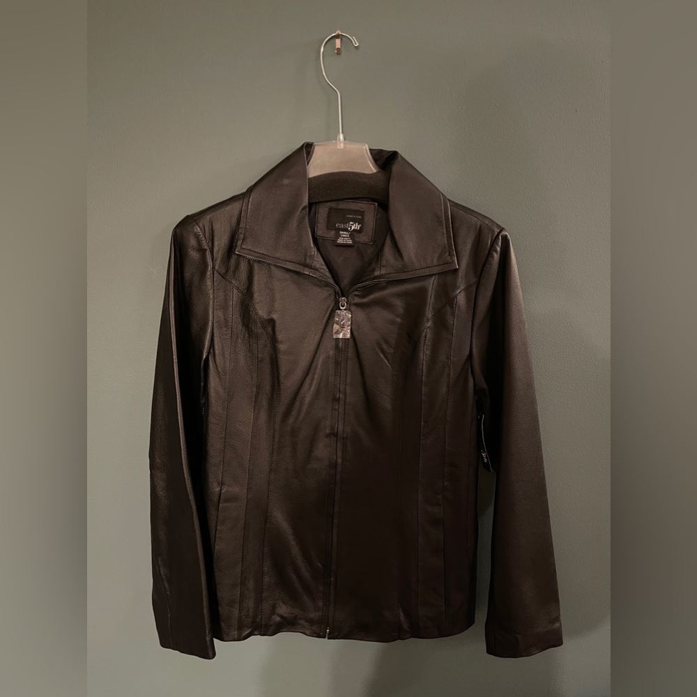 East 5th genuine leather jacket NWT size small